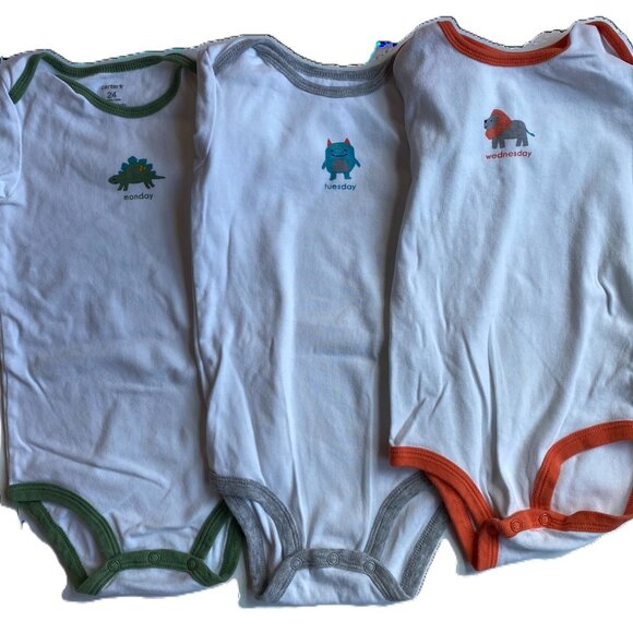 3/$15 Bundle | Days of the Week Onsie Bundle Set S/7 - Picture 5 of 5